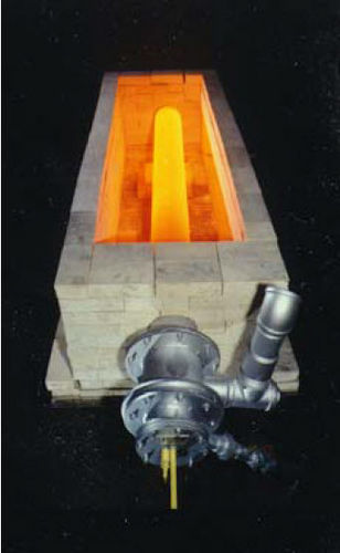 Quemador de tubo radiante - 2301 series - Bloom Engineering - de gas natural / de combustión indirecta