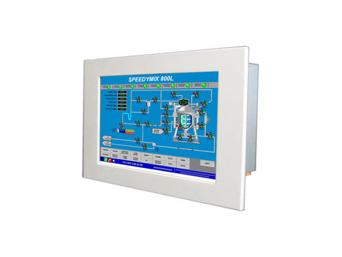 Panel PC retroiluminación LED - PSW010 - PANEL Srl - con pantalla táctil resistiva / TFT LCD / 12"