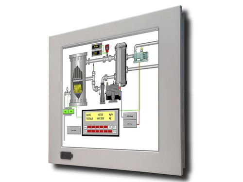 Monitor con pantalla táctil resistiva de 5 hilos - PML012 - PANEL Srl - TFT / LCD / industrial