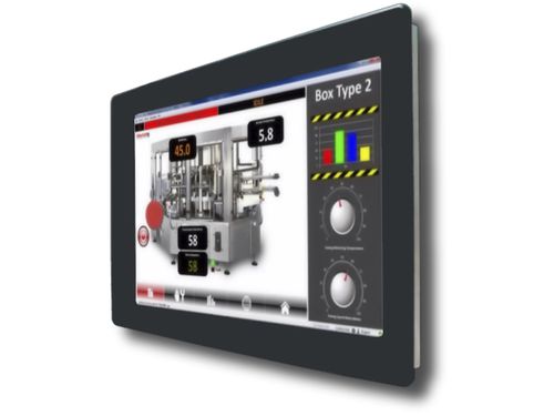 Panel PC con pantalla táctil resistiva de 5 hilos - PSG118 - PANEL Srl - retroiluminación LED / de LCD / TFT LCD