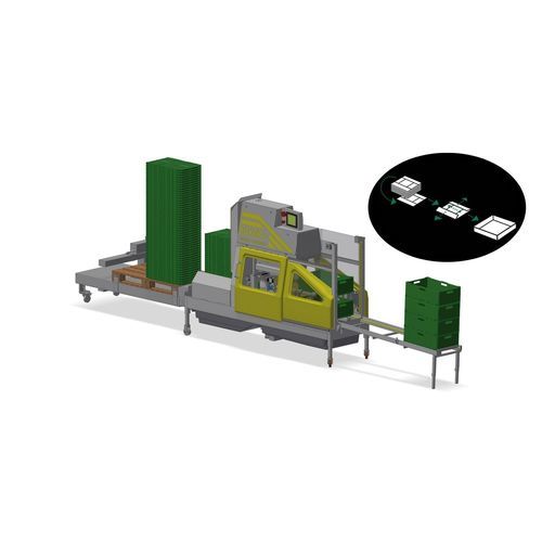 Formadora de cajas automática - Boxer+ - FRUTMAC SRL - para la industria agroalimentaria