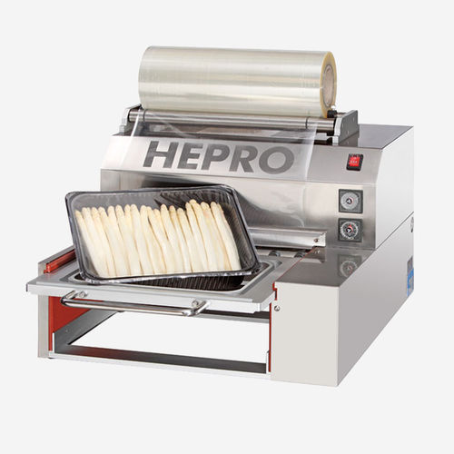 Selladora automática - Hepro GmbH Maschinen und Spezialgeräte Nahrungsmitteltechnik - para embalajes de productos alimentarios / de bandejas
