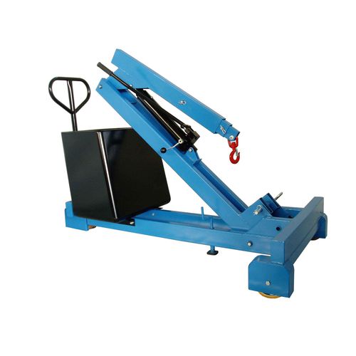 Grúa de taller hidráulica - MKS 250 G - JHT - telescópica / con contrapeso / compacta
