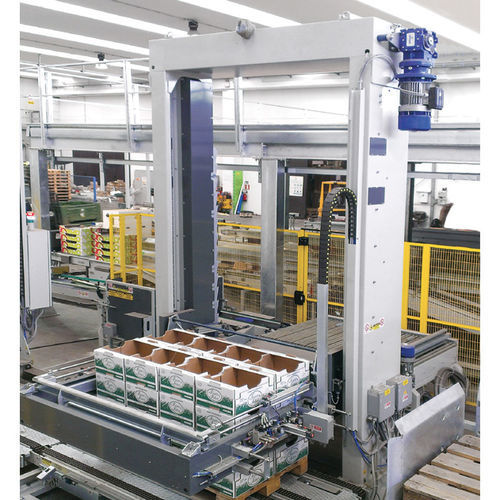 Paletizador de pórtico - ICOEL S.r.l. - para cajas / automático / para la industria alimentaria