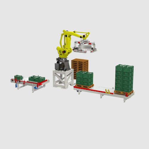 Paletizador robotizado - RoboPal C - Intec - por capas / de palés / de cajas