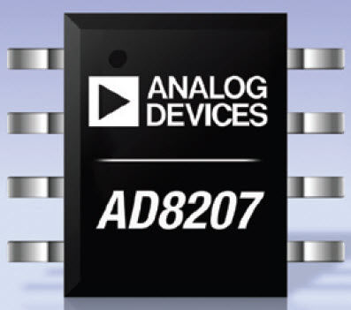 Amplificador diferencial - AD8207 - Analog Devices - de alta tensión