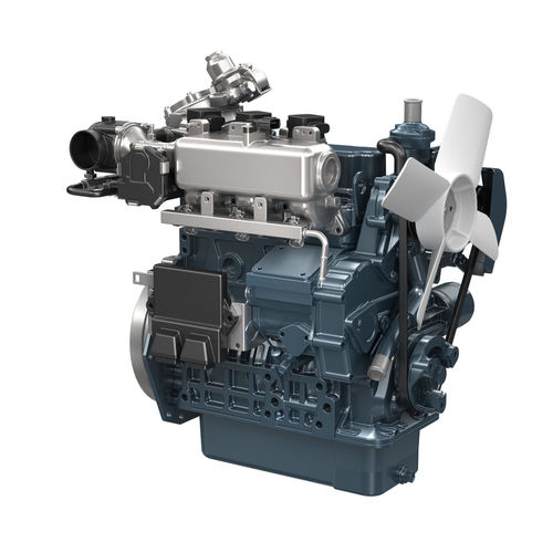 Motor térmico de gas natural - WG972-N-E4 - KUBOTA Engine - de 3 cilindros / en línea / refrigerado por agua