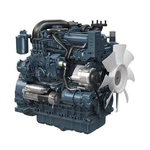 Motor diésel - V3307-DI-T-E3B series - KUBOTA Engine - 4 cilindros / turbo / en línea