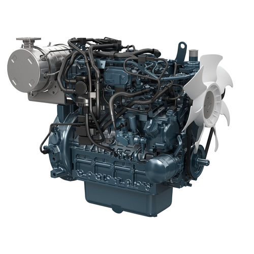 Motor diésel - V2403-CR-E4B series - KUBOTA Engine - 4 cilindros / en línea / Tier 4