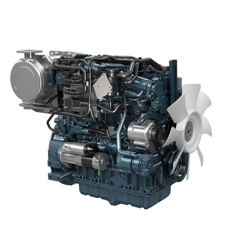 Motor diésel - V2607-CR-T-E4B - KUBOTA Engine - en línea / de riel común / de combustible