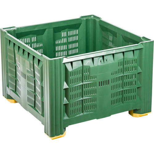Caja-palé de polietileno - MOD 110 M - PALBOX PALLETS E CONTENITORI SPA - de uso alimentario / reciclable / grande