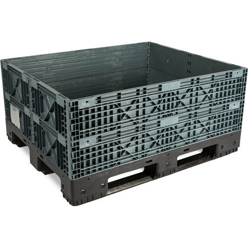 Caja-palé de polietileno - MOD BOX 800 x 600 - PALBOX PALLETS E CONTENITORI SPA - plegable / con tapa / modular