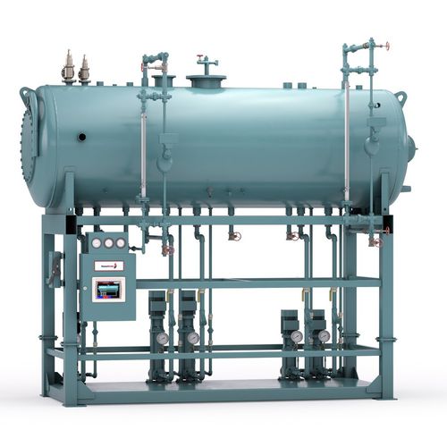 Desgasificador para agua de alimentación de calderas - DuoTank - Cleaver-Brooks - de acero inoxidable