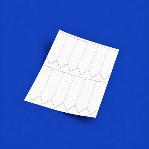 Etiqueta imprimible - VanDerEng B.V. - de papel / rectangular / blanca