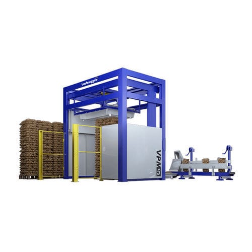 Paletizador por la base - VPM-5 - Verbruggen Palletizing Solutions - con con máquina apiladora / de bolsas / de manipulación