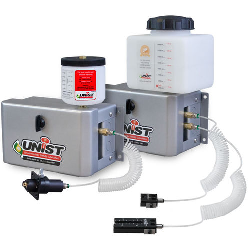 Sistema de lubricación de aceite - Unist, Inc. - de con la cantidad mínima / continuo / para sierra circular