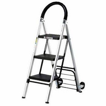 Escalera de tijera móvil - ADX-AS32LHT - Acodex Enterprise Co., Ltd. - de aluminio