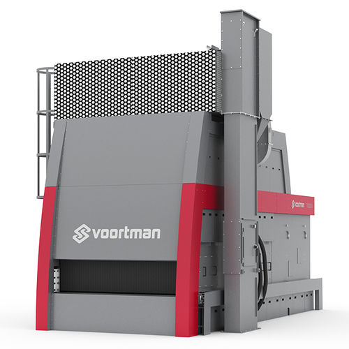 Granalladora con transportador de rodillos - VSB series - Voortman Steel Machinery - para metal / para perfiles / de chapas