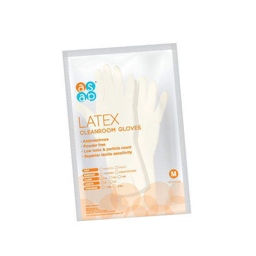 Guante para sala blanca - ASAP INTERNATIONAL SDN BHD - de protección mecánica / de látex
