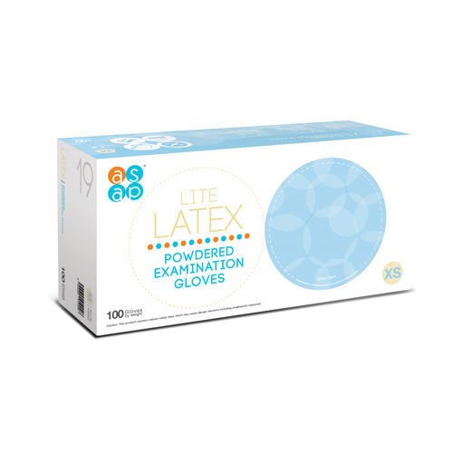 Guante de látex - ASAP INTERNATIONAL SDN BHD - de laboratorio / para la industria agroalimentaria / para la industria química