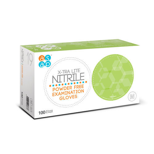 Guante de nitrilo - ASAP INTERNATIONAL SDN BHD - de laboratorio / antiabrasiones / de protección química
