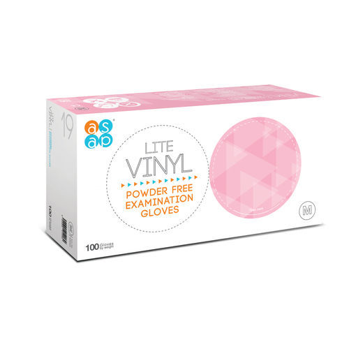 Guante de vinilo - ASAP INTERNATIONAL SDN BHD - de laboratorio / para la industria agroalimentaria / para la industria química