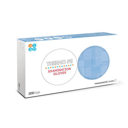 Guante de polietileno - ASAP INTERNATIONAL SDN BHD - de laboratorio / para la industria agroalimentaria / para la industria química