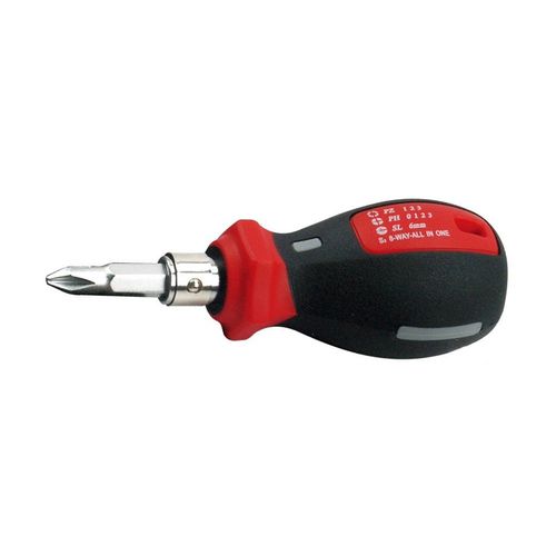 Destornillador Pozidriv - T32106 - AmPro Tools Corporation - con mango corto / de acero