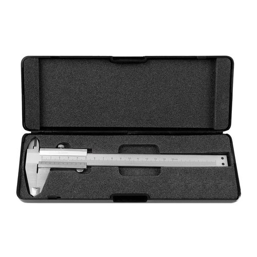 Pie de rey Vernier - AmPro Tools Corporation - de esfera / de acero inoxidable / con ajuste de precisión