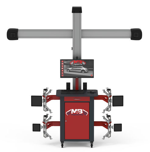 Alineadora de dirección 3D - WA100 - M & B Engineering S.r.l. - con cámara automática