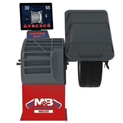 Equilibradora de ruedas para coche - MB400 - M & B Engineering S.r.l. - para vehículo comercial / automática / asistida por ordenador