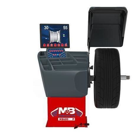 Equilibradora de ruedas para coche - MB400XL P - M & B Engineering S.r.l. - automática / asistida por ordenador