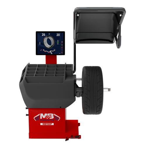 Equilibradora de ruedas para coche - MB900 P - M & B Engineering S.r.l. - automática