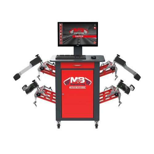 Sistema de alineación óptico - SNIPER WA80 TRUCK - M & B Engineering S.r.l. - para dispositivo óptico / de medición / sin cable
