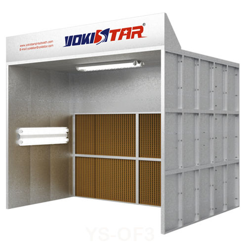 Cabina de pintura abierta - YS-OF series - Guangzhou YOKISTAR Co., Ltd. - para vehículos / para la industria de la madera / con filtro