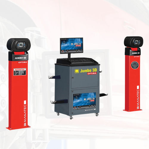 Alineadora de dirección 3D - Jumbo Optima - Manatec Electronics Pvt. Ltd. - para camiones / para coche / para autobús
