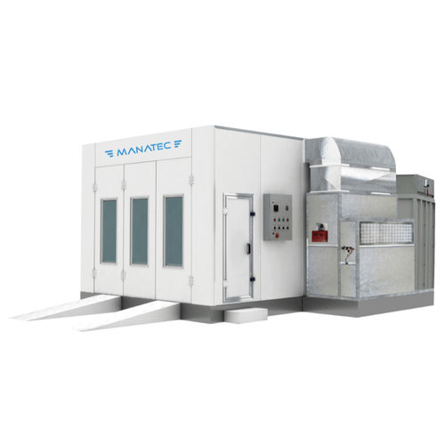 Cabina de pintura cerrada - PB Eco 700 - Manatec Electronics Pvt. Ltd. - para vehículos / automática / manual