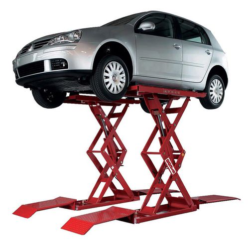 Puente elevador de doble tijera - Ippo 36 LX - O.ME.R. SpA - 3,5 toneladas / electrohidráulico / para coche