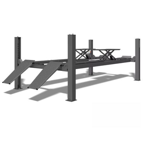 Puente elevador 4 columnas - COMBI 4.65 S PLUS AMS - Otto Nussbaum GmbH & Co. KG - hidráulico / para coche / para camiones