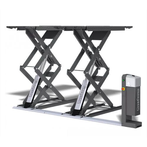 Puente elevador de doble tijera - JUMBO 4000 NT - Otto Nussbaum GmbH & Co. KG - 4 toneladas / hidráulico / para coche