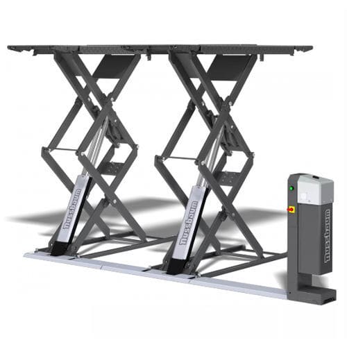 Puente elevador de tijera - UNI 3500 NT - Otto Nussbaum GmbH & Co. KG - 3,5 toneladas / hidráulico / para coche