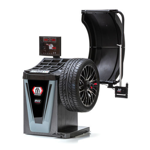Equilibradora de ruedas para coche - ATH W42 LED 3D - ATH-Heinl GmbH & Co. KG - para camiones / para moto / automática