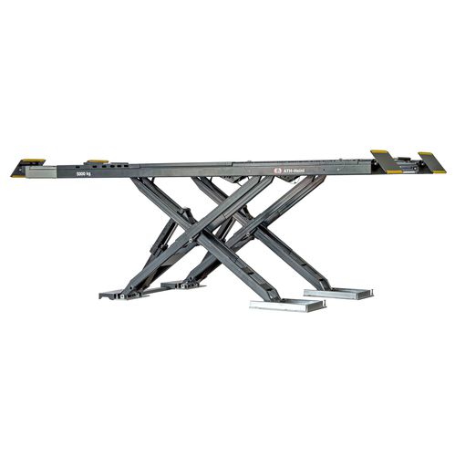 Puente elevador de tijera - ATH-Cross Lift 50 Plus UGA - ATH-Heinl GmbH & Co. KG - 5 toneladas / electrohidráulico / para coche