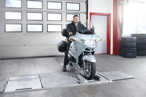 Banco de frenado para moto - ATT Nussbaum Prüftechnik GmbH - de rodillos