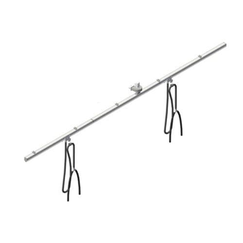Extractor de gases de escape para taller - READY-KIT2Y - RO & Co S.p.A. WORKY - en riel deslizante
