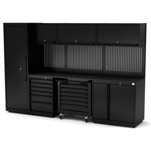 Banco de trabajo de metal - WB-C302P - RO & Co. S.p.A. Keen Space - para taller / con 6 cajones / con puertas dobles