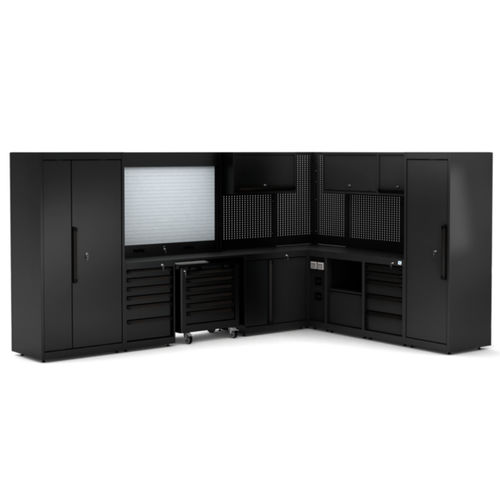 Banco de trabajo de metal - WB-C391P - RO & Co. S.p.A. Keen Space - con 6 cajones / con 5 cajones / de 2 puertas
