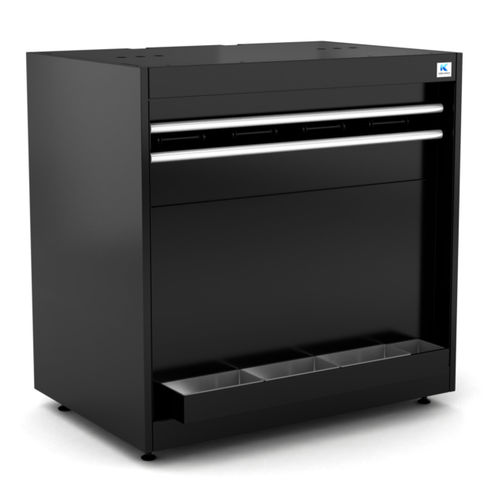 Armario de almacenamiento - WB-F9 - RO & Co. S.p.A. Keen Space - de suelo / de acero inoxidable