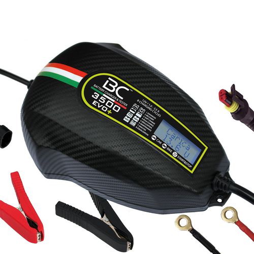 Cargador de baterías inteligente - BC 3500 EVO + - BC Battery Controller - Forelettronica Srl - para coches / para moto / de mesa