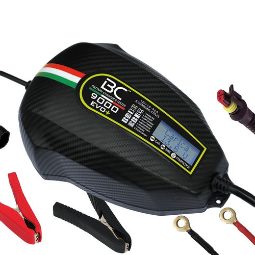 Cargador de baterías para coches - BC 9000 EVO + - BC Battery Controller - Forelettronica Srl - para moto / portátil / AGM